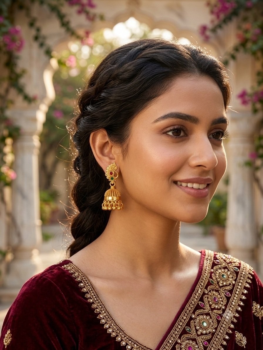 4 Pair Of Golden Earrings